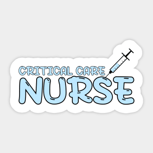 Critical Care Nurse Sticker